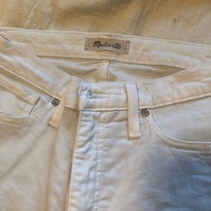 Madewell white jeans